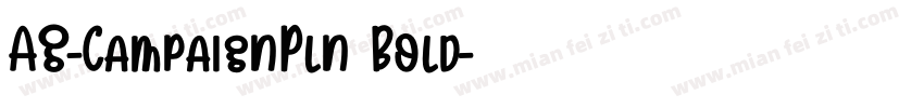 AG-CampaignPln Bold字体转换